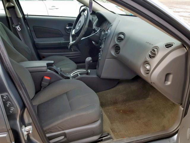 2G2WP522451140991 - 2005 PONTIAC GRAND PRIX GRAY photo 5