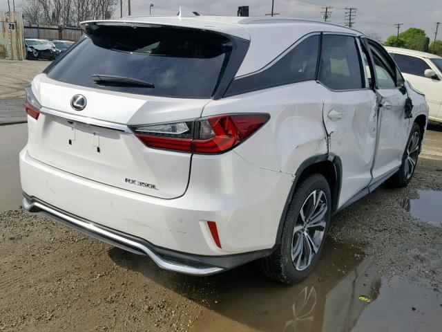 JTJGZKCA3J2000601 - 2018 LEXUS RX 350 L WHITE photo 4