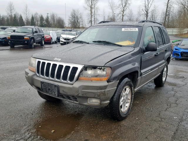 1J4GW48N22C208056 - 2002 JEEP GRAND CHER GRAY photo 2