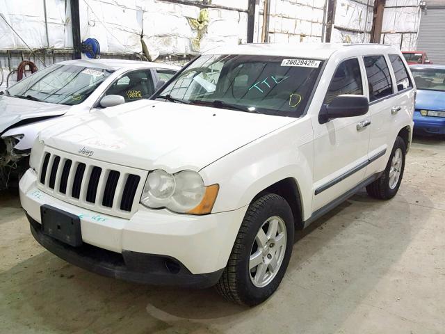 1J8GR48K68C245650 - 2008 JEEP GRAND CHER WHITE photo 2