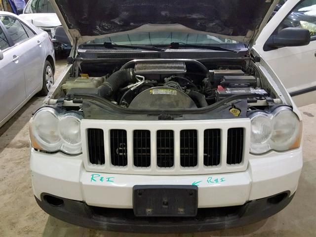 1J8GR48K68C245650 - 2008 JEEP GRAND CHER WHITE photo 7