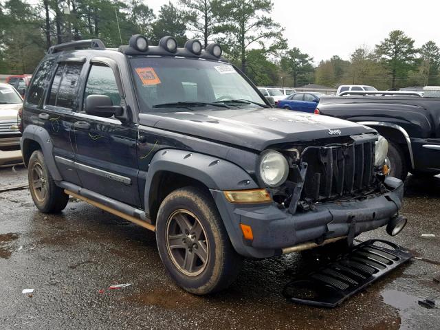 1J4GL38K35W500939 - 2005 JEEP LIBERTY RE BLACK photo 1