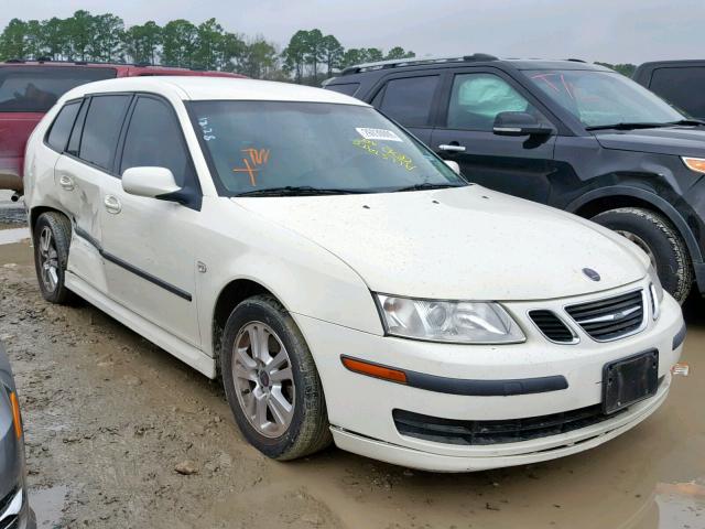 YS3FD59Y471127612 - 2007 SAAB 9-3 2.0T WHITE photo 1