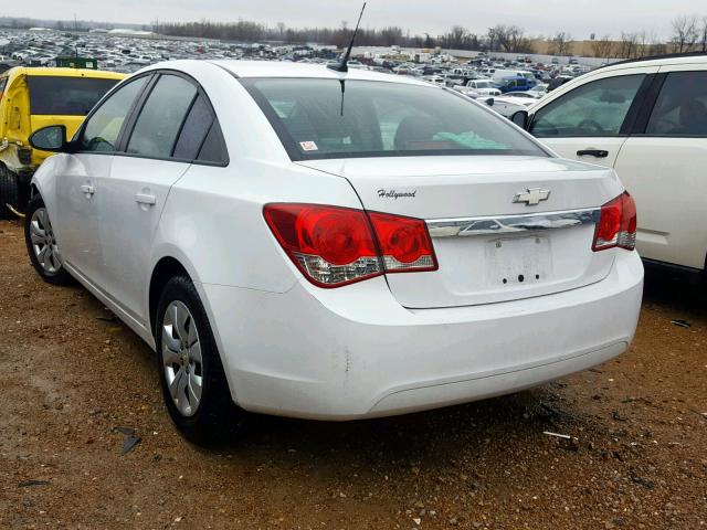 1G1PA5SH3D7311715 - 2013 CHEVROLET CRUZE LS WHITE photo 3