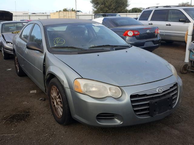 1C3EL46J64N374971 - 2004 CHRYSLER SEBRING LX SILVER photo 1