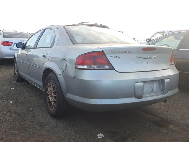 1C3EL46J64N374971 - 2004 CHRYSLER SEBRING LX SILVER photo 3