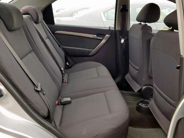 KL1TD56638B049257 - 2008 CHEVROLET AVEO BASE ვერცხლისფერი ფოტო 6