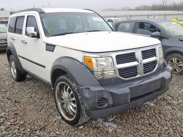 1D8GT28K68W191120 - 2008 DODGE NITRO SXT WHITE photo 1