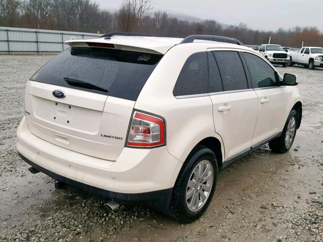 2FMDK39C48BB13658 - 2008 FORD EDGE LIMIT WHITE photo 4