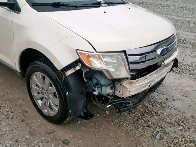 2FMDK39C48BB13658 - 2008 FORD EDGE LIMIT WHITE photo 9