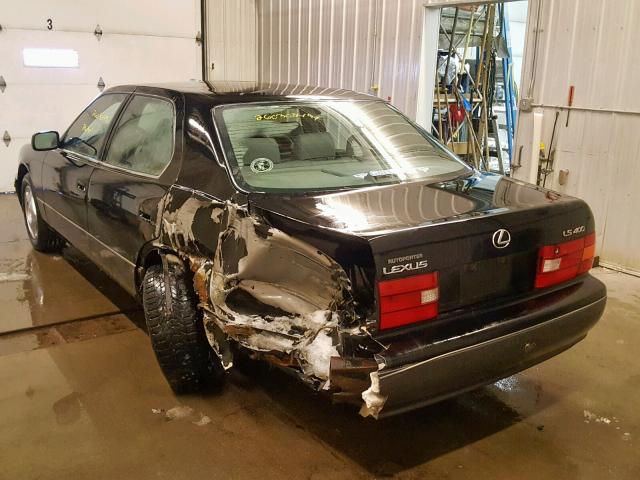 JT8BH28F2W0102347 - 1998 LEXUS LS 400 BLACK photo 3