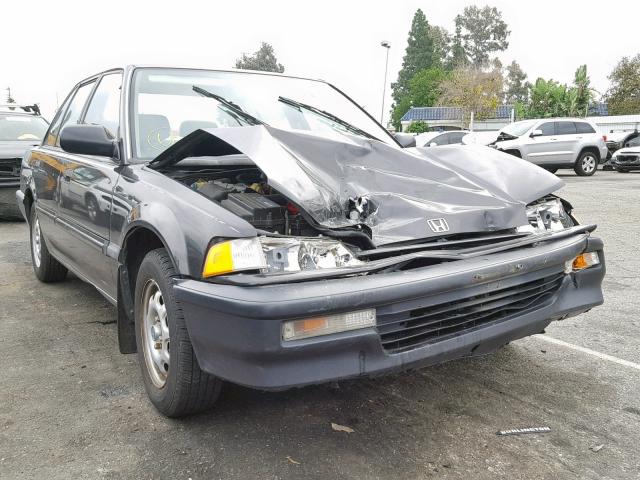 1HGED3542ML080169 - 1991 HONDA CIVIC DX BLACK photo 1