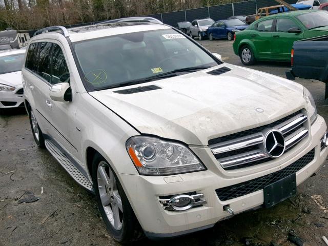 4JGBF25E09A501934 - 2009 MERCEDES-BENZ GL WHITE photo 1