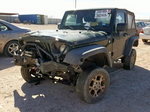 1J4GA2D15BL616248 - 2011 JEEP WRANGLER S BLACK photo 2