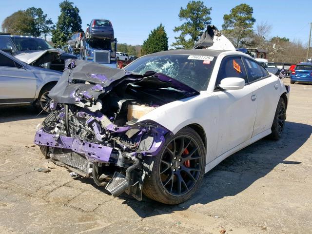 2C3CDXL95GH203366 - 2016 DODGE CHARGER SR WHITE photo 2