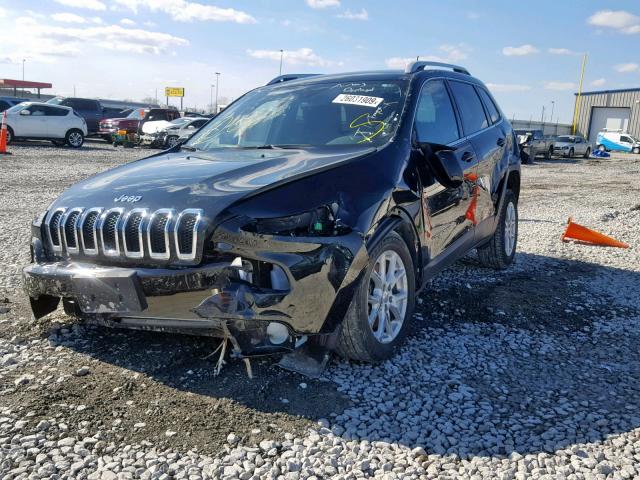 1C4PJLCB0JD590219 - 2018 JEEP CHEROKEE L BLACK photo 2