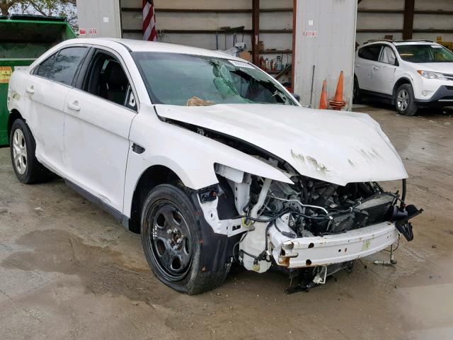 1FAHP2M89DG132459 - 2013 FORD TAURUS POL WHITE photo 1