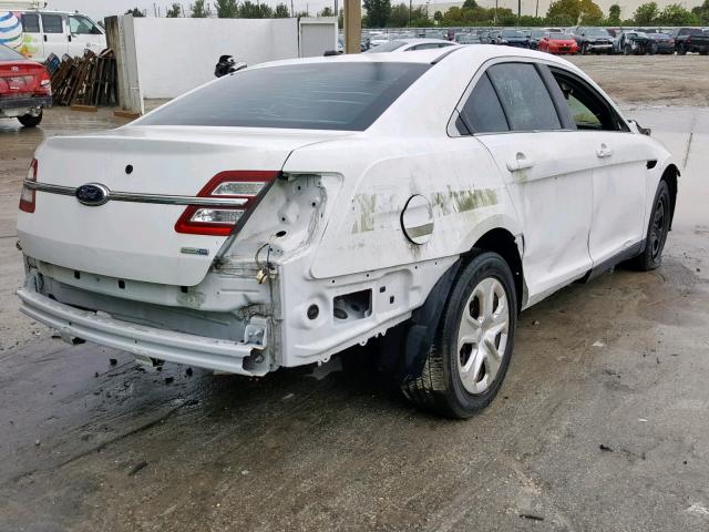 1FAHP2M89DG132459 - 2013 FORD TAURUS POL WHITE photo 4