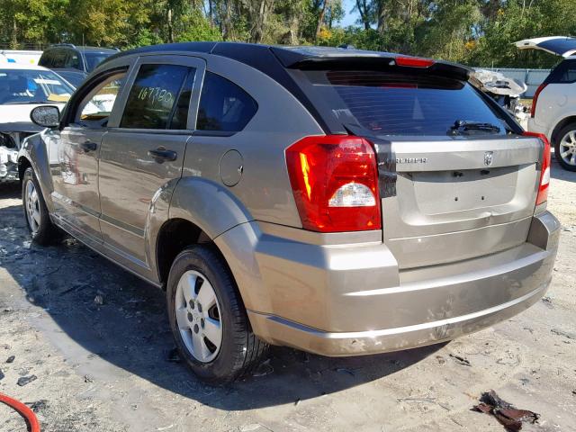 1B3HB28B57D132853 - 2007 DODGE CALIBER GOLD photo 3