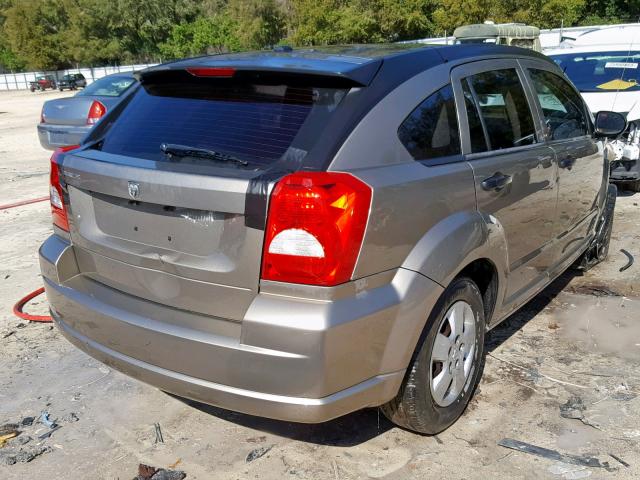 1B3HB28B57D132853 - 2007 DODGE CALIBER GOLD photo 4