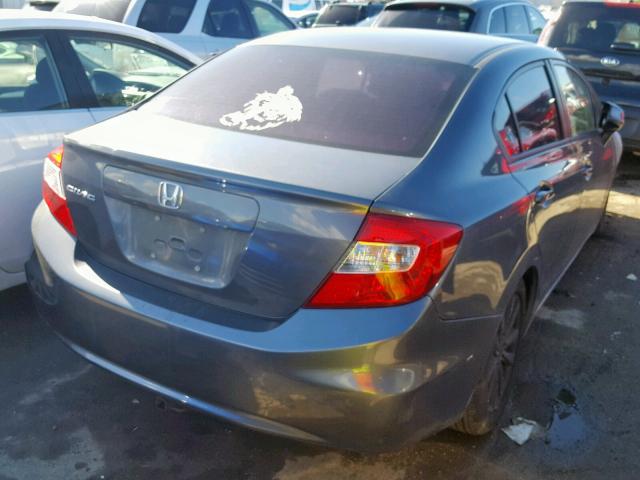 19XFB2F93CE324187 - 2012 HONDA CIVIC EXL 烧焦的 照片 4