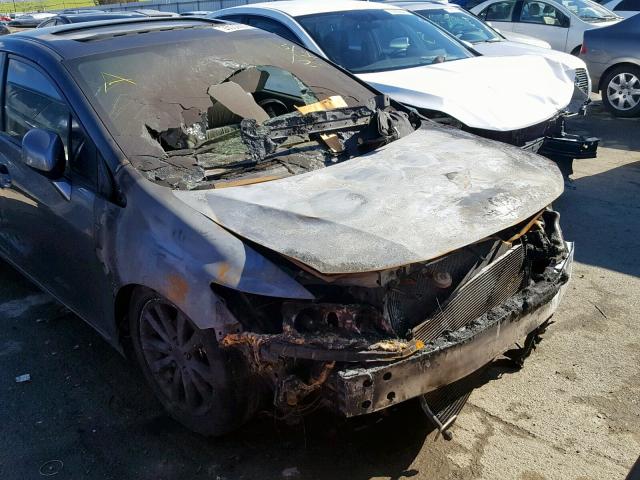 19XFB2F93CE324187 - 2012 HONDA CIVIC EXL 烧焦的 照片 9