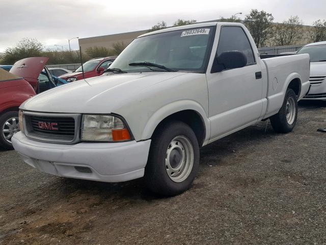 1GTCS1443Y8174247 - 2000 GMC SONOMA WHITE photo 2