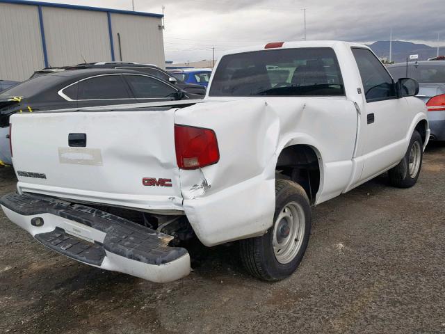 1GTCS1443Y8174247 - 2000 GMC SONOMA WHITE photo 4