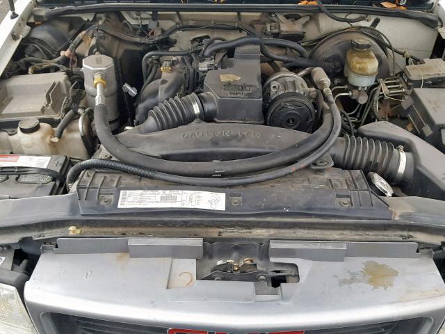 1GTCS1443Y8174247 - 2000 GMC SONOMA WHITE photo 7