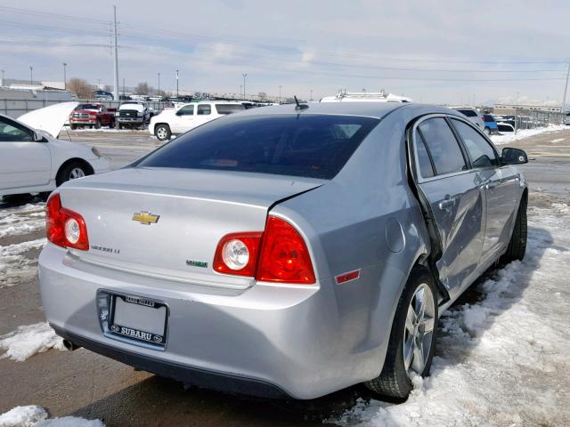 1G1ZC5E06AF301304 - 2010 CHEVROLET MALIBU 1LT SILVER photo 4