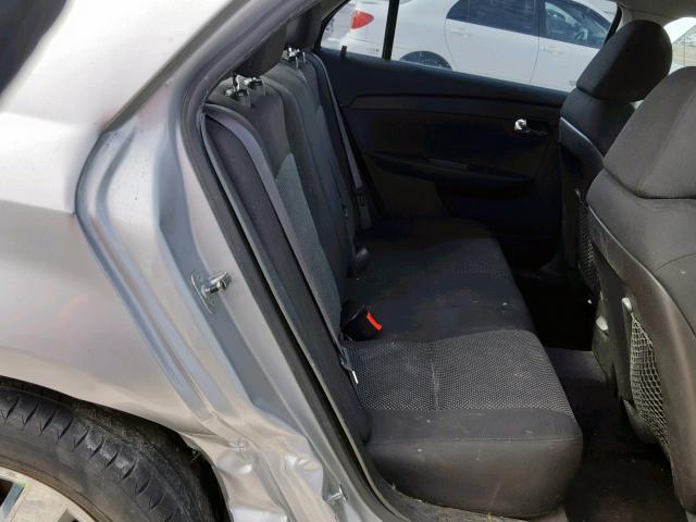 1G1ZC5E06AF301304 - 2010 CHEVROLET MALIBU 1LT SILVER photo 6
