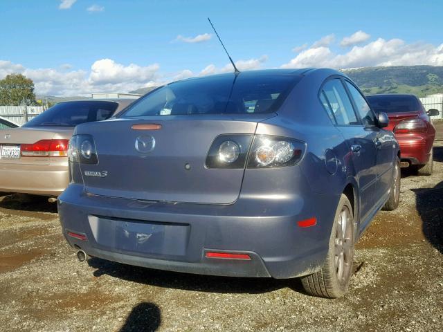 JM1BK324881160265 - 2008 MAZDA 3 S GRAY photo 4