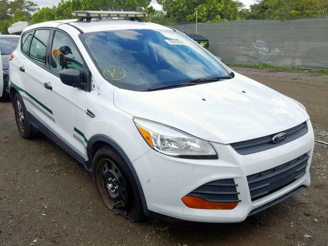 1FMCU0F73EUB64070 - 2014 FORD ESCAPE S WHITE photo 1