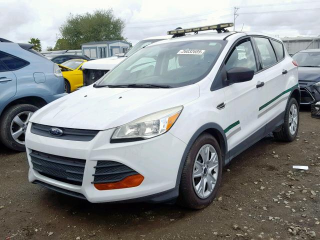 1FMCU0F73EUB64070 - 2014 FORD ESCAPE S WHITE photo 2