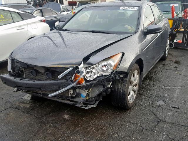 JHMCP26769C001687 - 2009 HONDA ACCORD EX GRAY photo 2