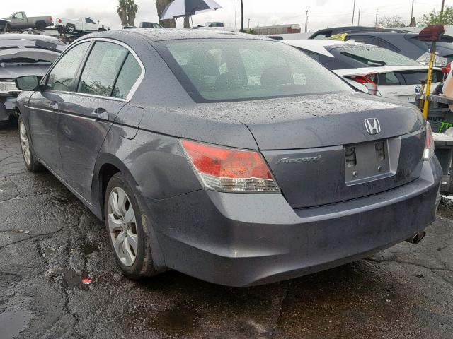 JHMCP26769C001687 - 2009 HONDA ACCORD EX GRAY photo 3