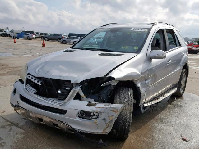 4JGBB86E27A264969 - 2007 MERCEDES-BENZ ML 350 SILVER photo 2