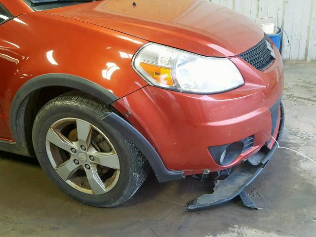 JS2YB5A3XB6301223 - 2011 SUZUKI SX4 ORANGE photo 9