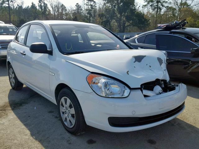 KMHCM3AC9BU198368 - 2011 HYUNDAI ACCENT GL WHITE photo 1