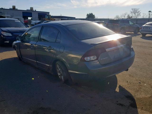 19XFA1F62AE065904 - 2010 HONDA CIVIC LX-S GRAY photo 3