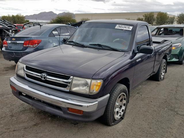 4TANL42N8XZ451451 - 1999 TOYOTA TACOMA BLACK photo 2