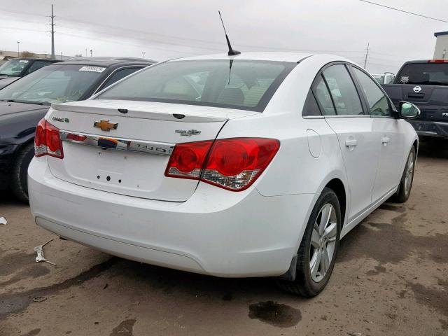 1G1P75SZ2E7448198 - 2014 CHEVROLET CRUZE WHITE photo 4