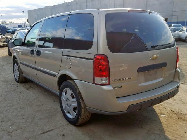 1GNDU23W57D179230 - 2007 CHEVROLET UPLANDER L Qəhvəyi foto 3