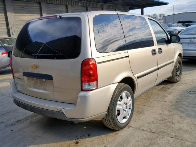 1GNDU23W57D179230 - 2007 CHEVROLET UPLANDER L TAN photo 4