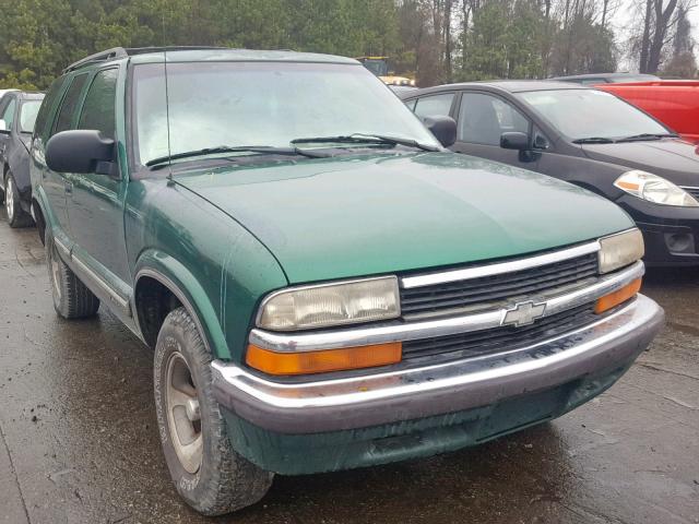 1GNCS13W6X2171919 - 1999 CHEVROLET BLAZER GREEN photo 1