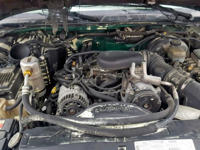 1GNCS13W6X2171919 - 1999 CHEVROLET BLAZER GREEN photo 7