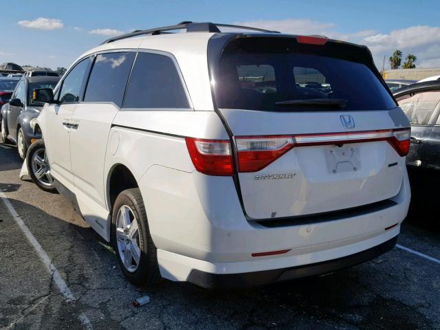 5FNRL5H90CB047730 - 2012 HONDA ODYSSEY TO WHITE photo 3