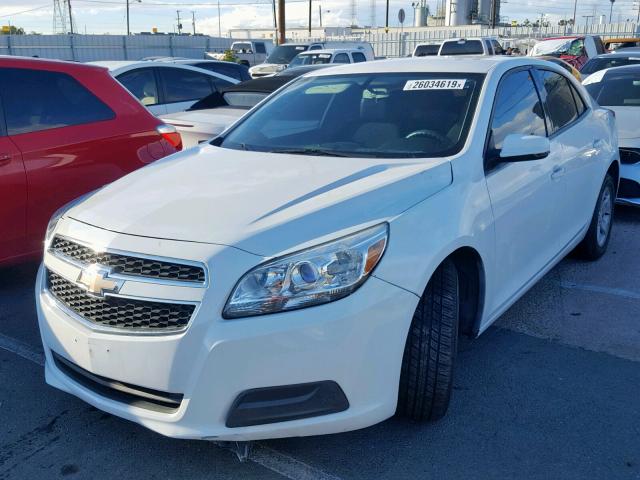 1G11C5SA3DF296593 - 2013 CHEVROLET MALIBU 1LT თეთრი ფოტო 2