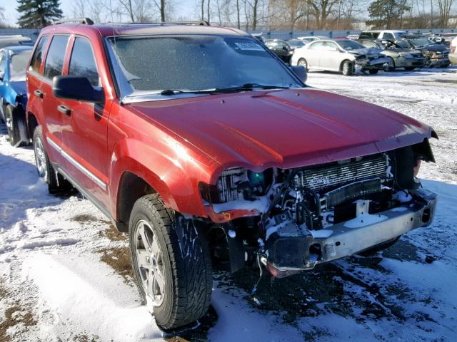 1J8GR48K05C540089 - 2005 JEEP GRAND CHER RED photo 1