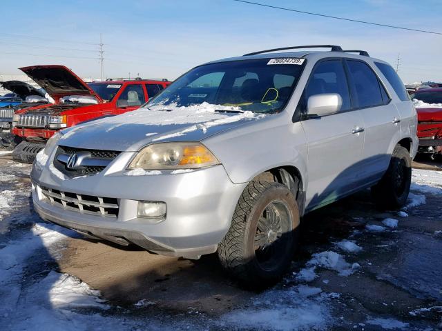 2HNYD18654H510023 - 2004 ACURA MDX TOURIN SILVER photo 2